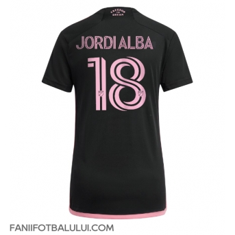 Inter Miami Jordi Alba #18 Tricou Fotbal Replică 2024-25 Femei Deplasare